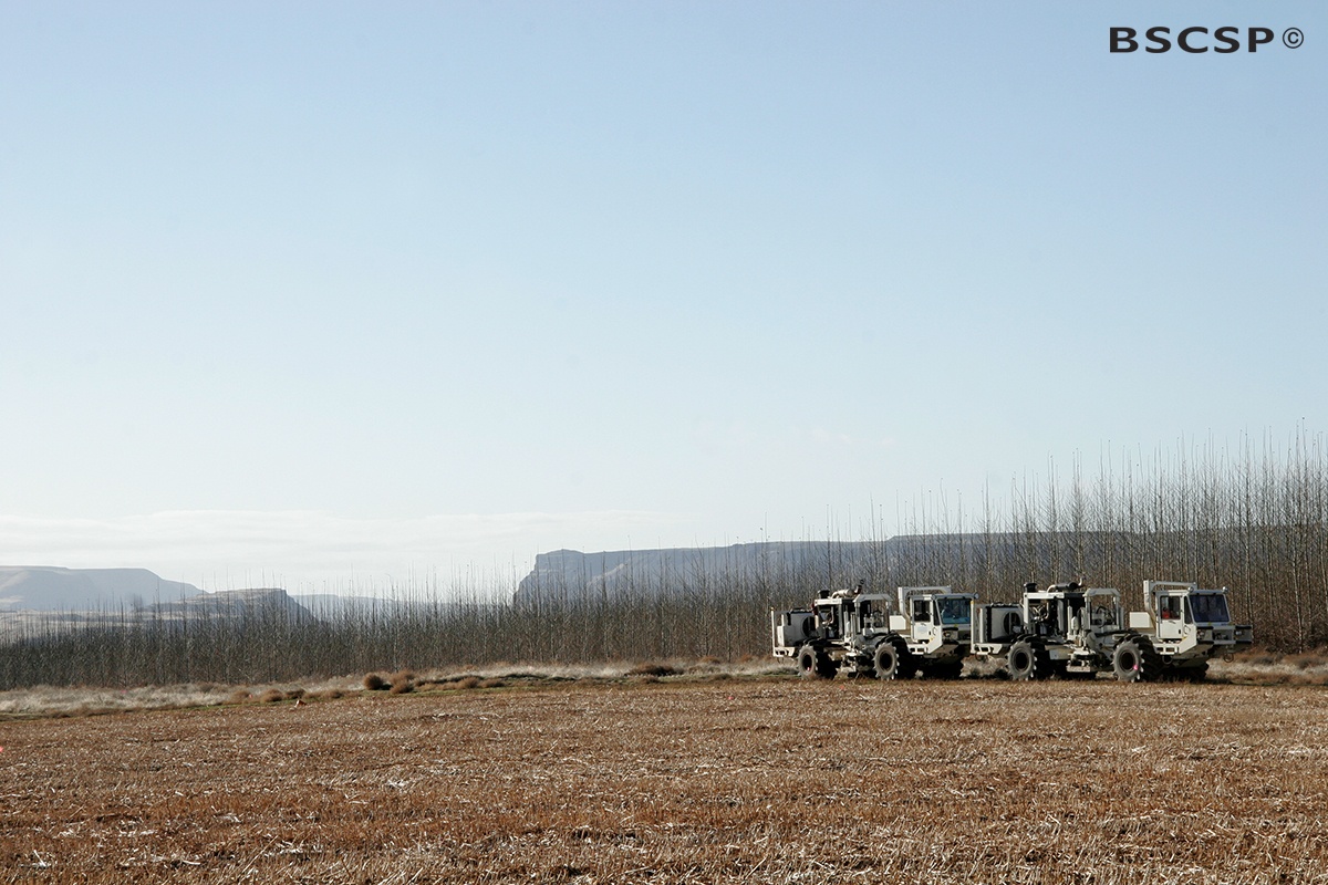 Basalt seismic trucks